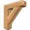 Ekena Millwork Traditional Craftsman Rough Sawn Bracket w/ Offset Brace, Western Red Cedar, 8"W x 30"D x 30"H BKT0806X30X30TRA04RWR - alternate 1